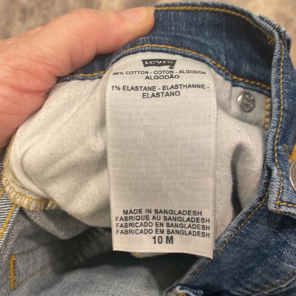 Levi's 515 Bootcut Jeans Stretch 10.5" Rise 31.5" Inseam Med Wash - Picture 8 of 11